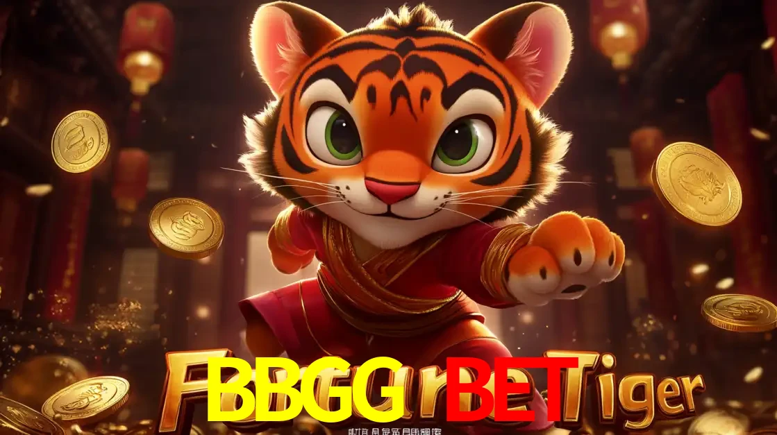 O carismático mascote do jogo de slot Fortune Tiger, um tigre fofo em pose de artes marciais, pronto para trazer sorte e multiplicadores de ganhos no cassino online BBGG BET.