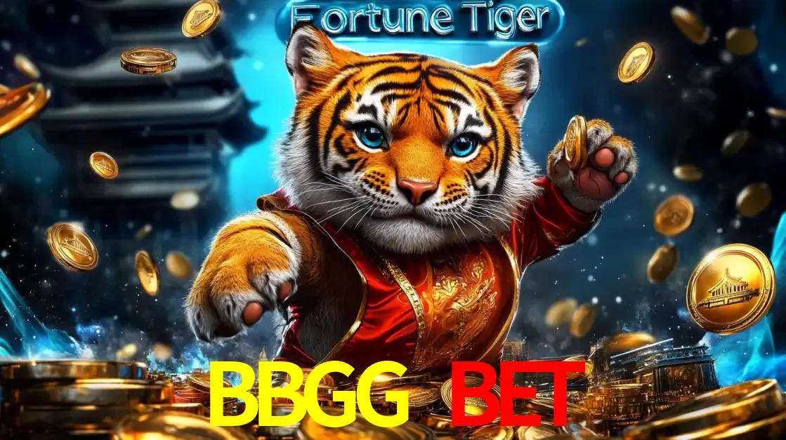 Imagem promocional do jogo de slot Fortune Tiger, com um tigre majestoso em traje tradicional cercado por uma fortuna em moedas de ouro, disponível agora no cassino BBGG BET.